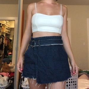 Zara Trafaluc High Waist Wrap Skort